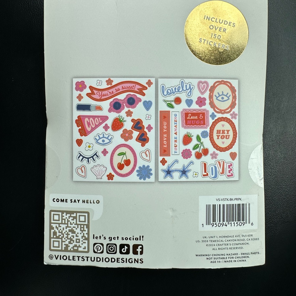Violet Studio Sticker Book - Picture 2 of 2